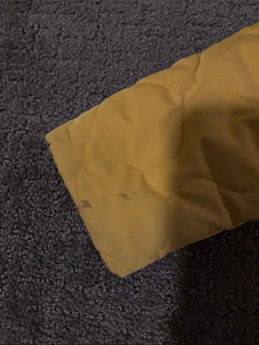 Patagonia Yellow Quilted Baby Hooded Jacket